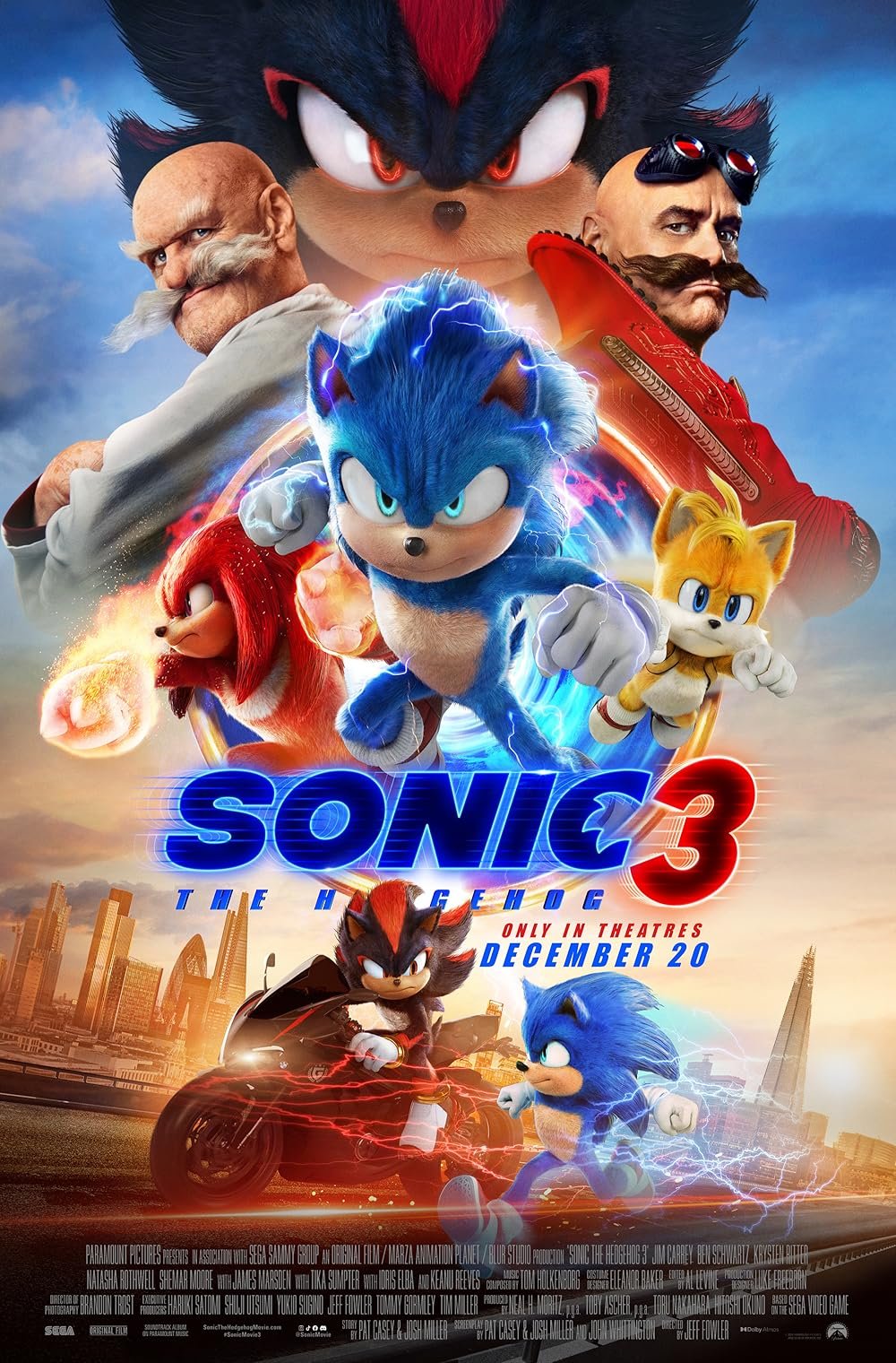 รีวิว Sonic the Hedgehog 3 (2024) เปิดศึกครั้งใหม่ โซนิค vs. ชาโดว์ พร้อมแอ็กชันสุดระห่ำ